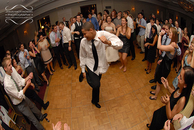 Cutting up the dance floor