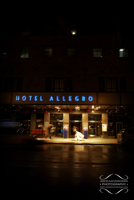 Allegro Hotel Chicago Illinois Wedding Photography 