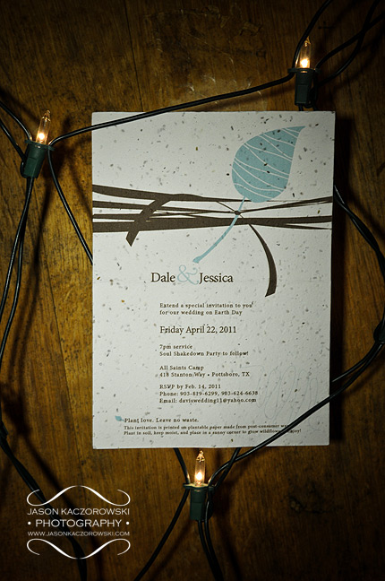 Eco Friendly Wedding Invitation