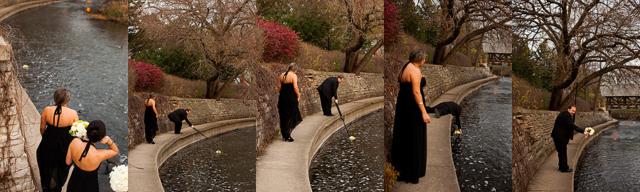 Naperville Riverwalk Wedding Picture Funny