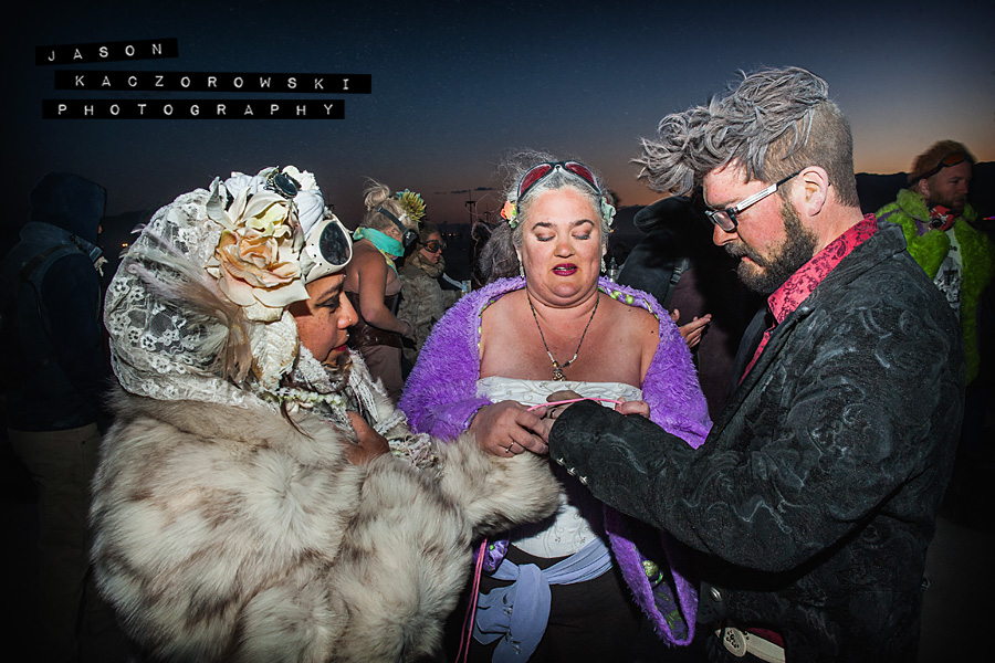 Pagan HandFasting Hand Fasting Ceremony Burning Man 2015 