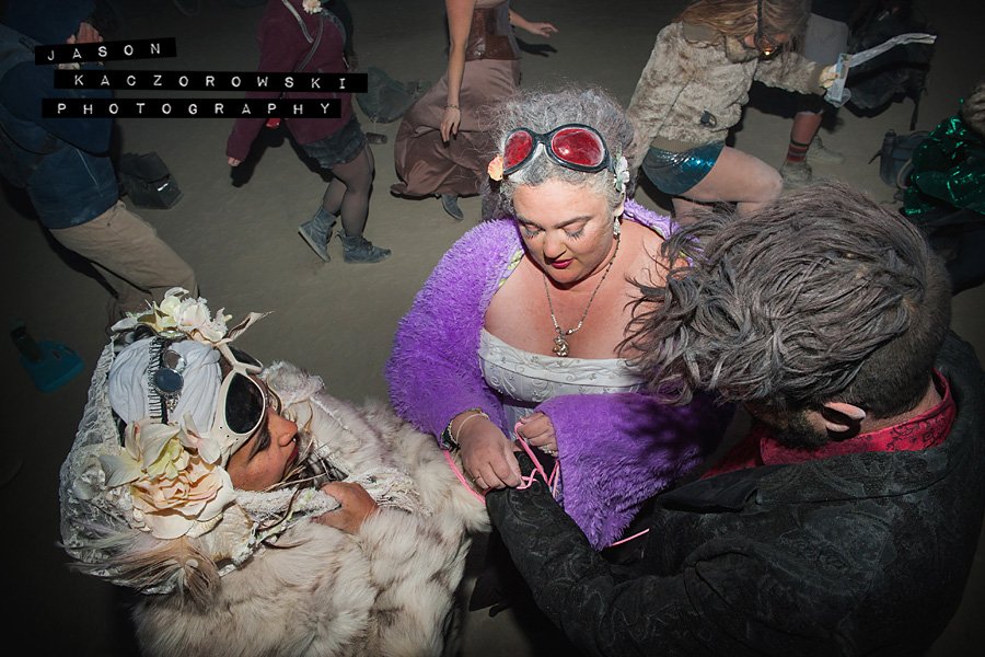 Hand Binding Ceremony Burning Man 2015 