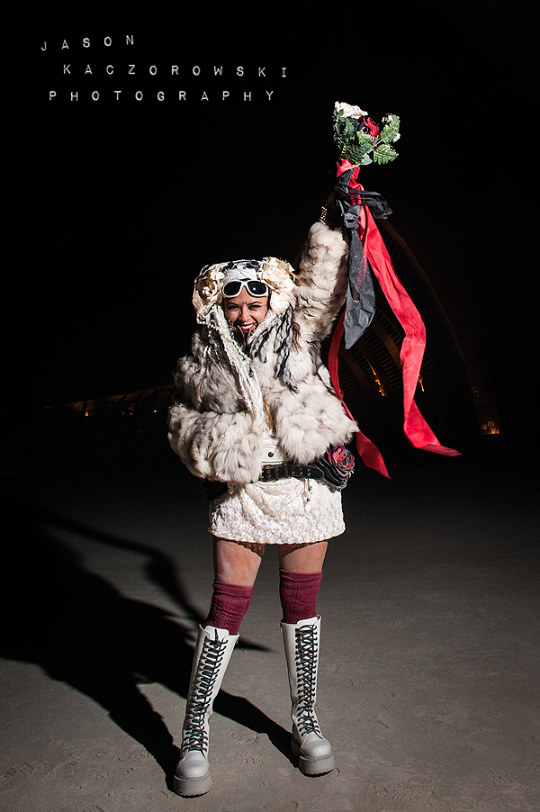 Burning Man Bride Wedding