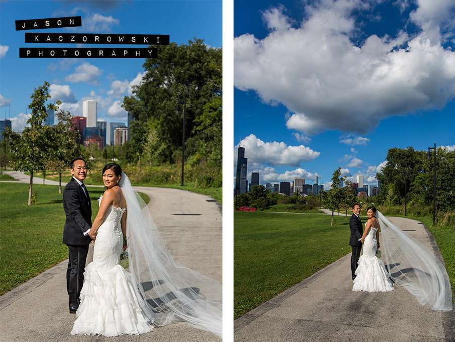 Ping Tom Park Wedding Couple