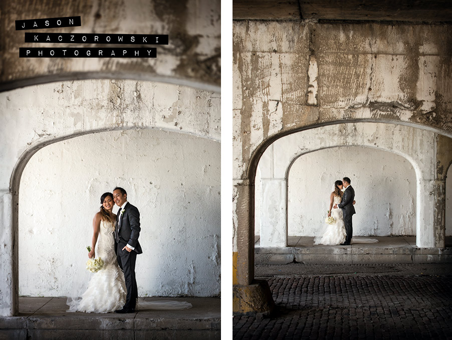 Pilsen Mural Wedding Bride Groom