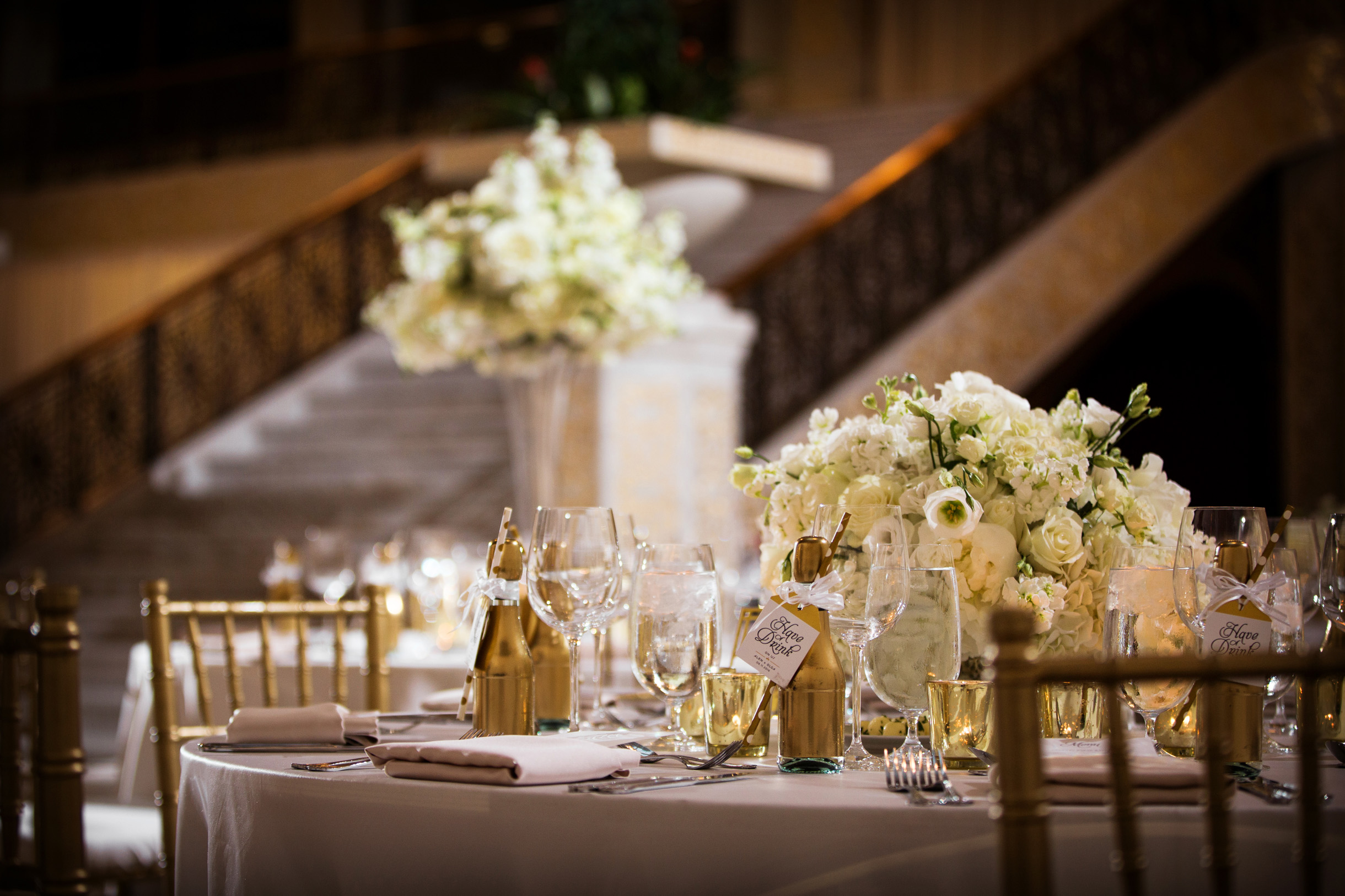Art Deco wedding reception decor inspo