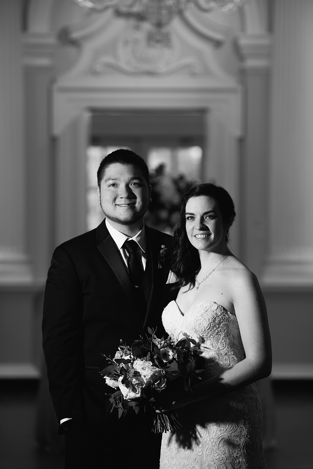 Bride Groom Chicago History Museum Wedding Photography Picture