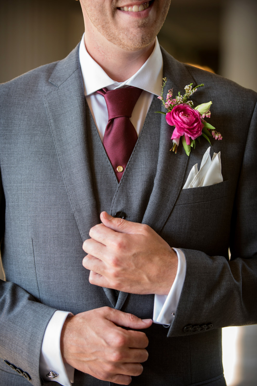 Groom Suit Boutonniere