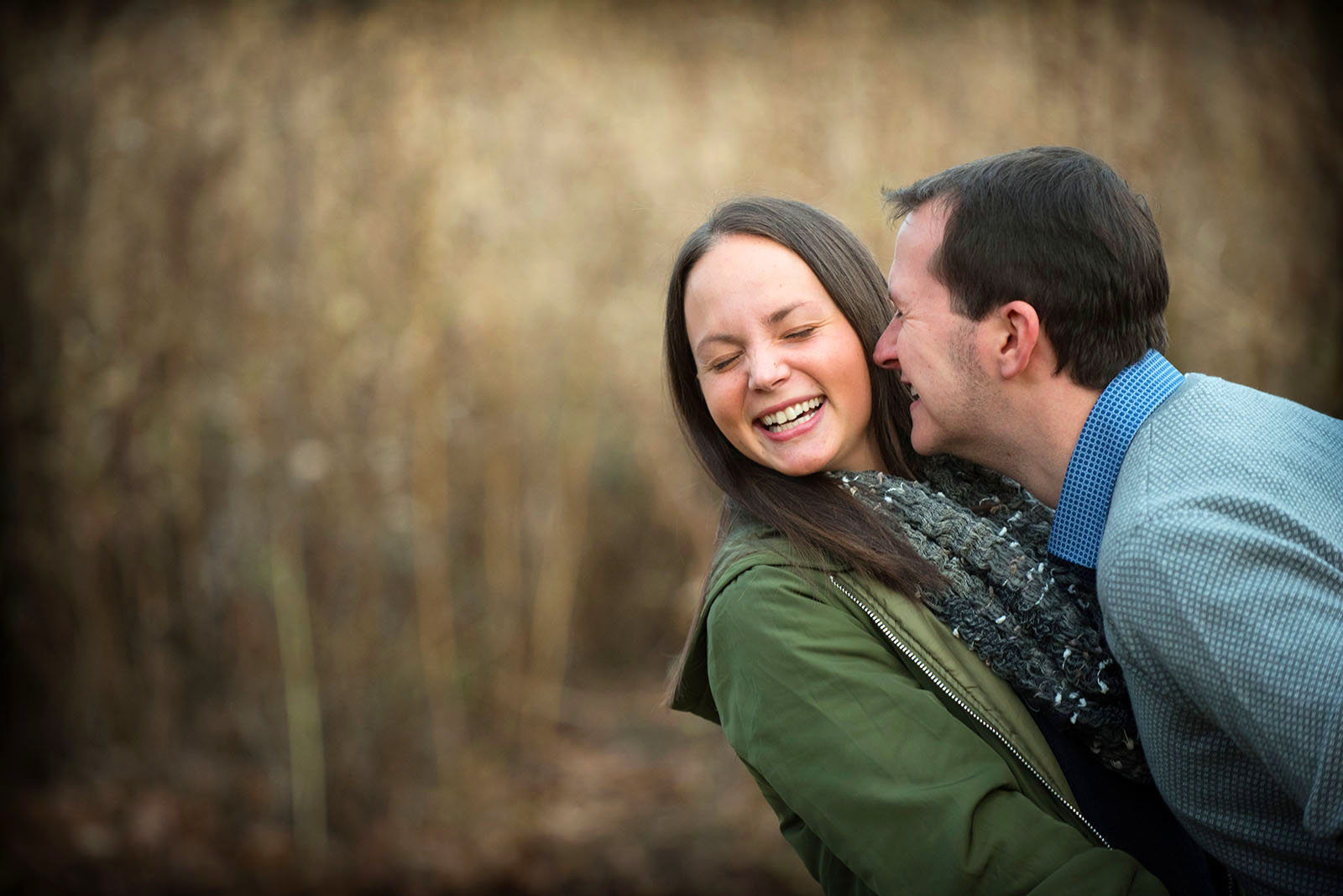Engagement Session Laughing