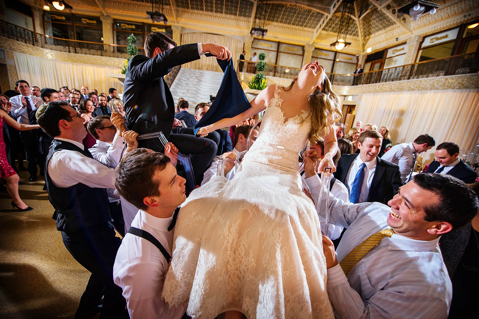 Jewish Wedding Reception Hora