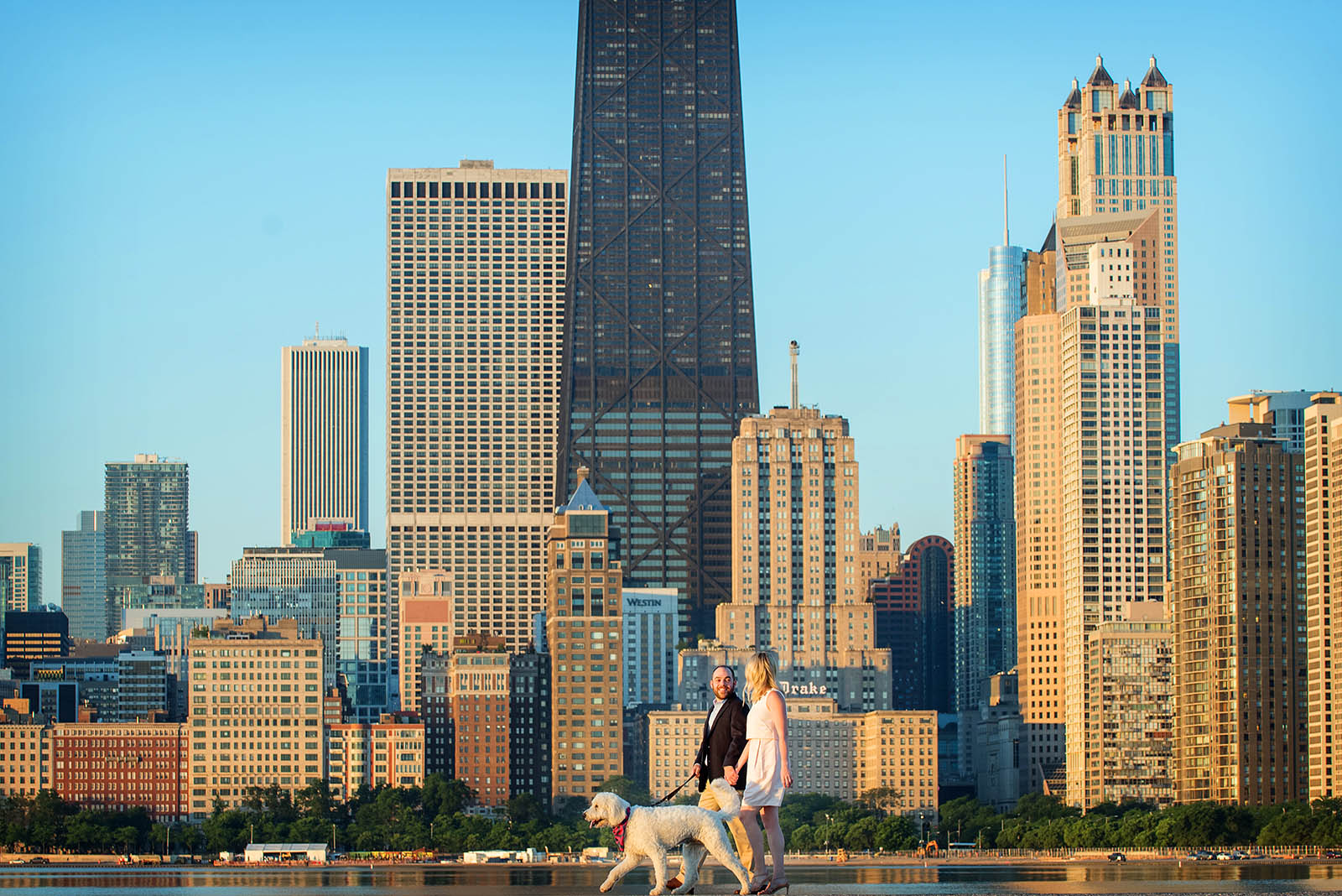 North Avenue Chicago Engagement Photography