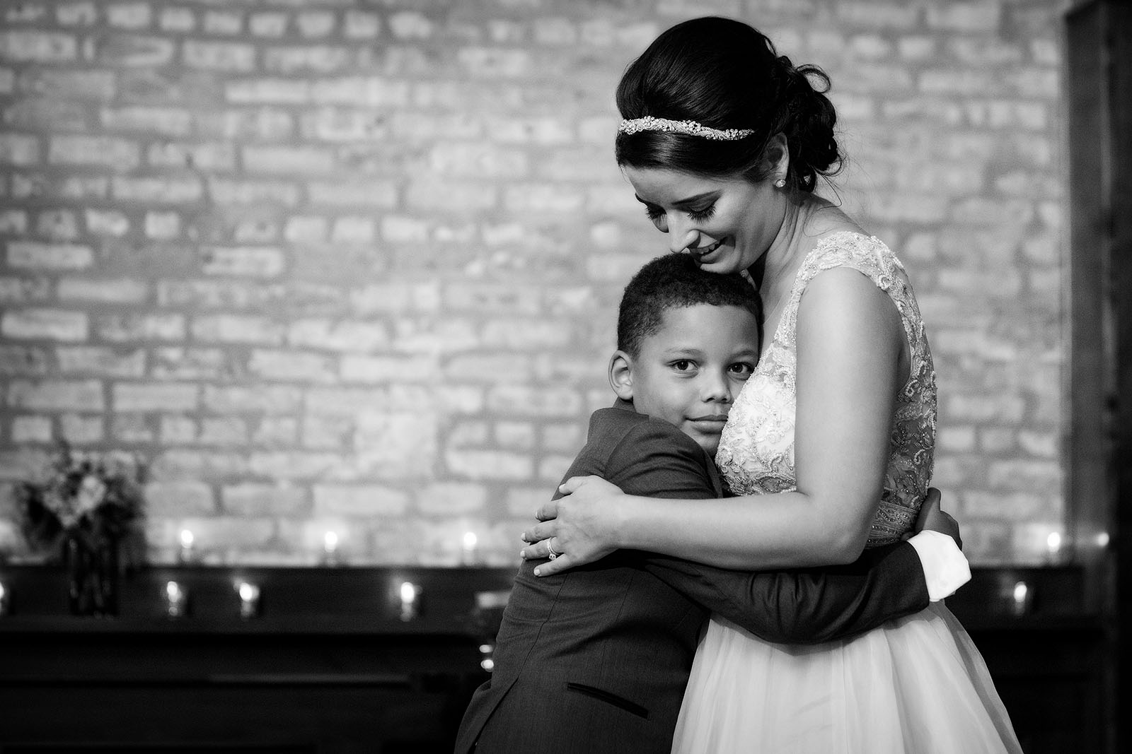 Mother Bride dancing with her son